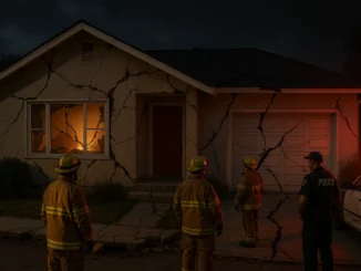 earthquake insurance basics - damaged home after earthquake
