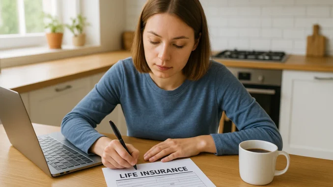 assets_task_01jxsvrnrff0eawjkfes83kr8v_1749993501_img_0 Single individual reviewing life insurance options at home